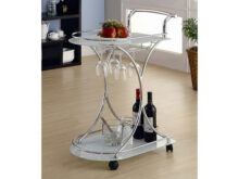 Elfman chrome serving cart