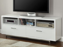 Casey white TV stand