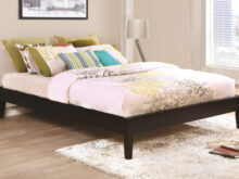 Hounslow platform cappuccino bed frame