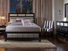 Barzini black bedroom set