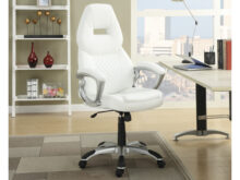 Bruce white office chair