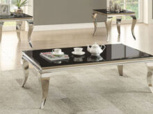 Carone black coffee table set