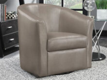 Turner swivel gold accent chair