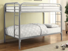 Morgan twin/twin silver bunk bed