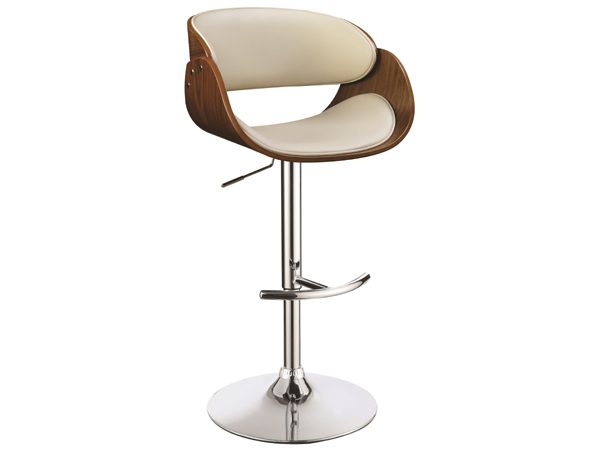 Dana adjustable white stool