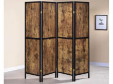 Deepika 4 panel natural room divider