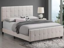 Fairfield beige eastern king bed frame