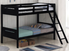 Littleton twin/twin black bunk bed