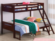 Littleton twin/full cappuccino bunk bed