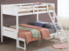 Littleton twin/full white bunk bed
