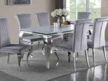 Carone small white dining set