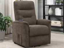 Henrietta power lift massage brown recliner