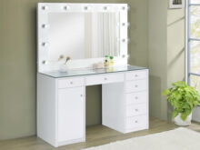 Acena white vanity