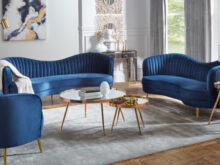 Sophia blue sofa set