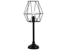 Torch triangle table lamp