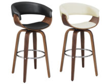 Zion black bar stool