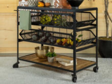 Evander kitchen cart