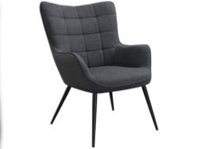Rapture grey accent chair