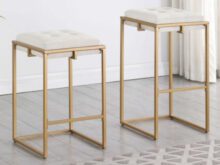 Nadia beige stool