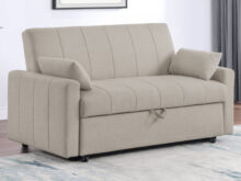 Portland beige sleeper loveseat