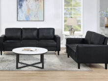 Ruth black sofa set