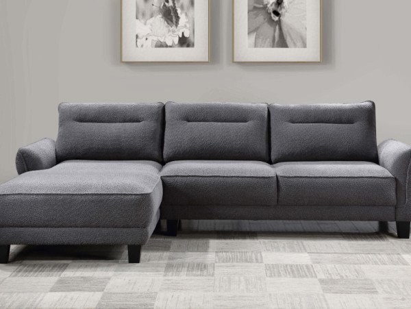 Caspian gray sectional