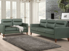 Jonah green sofa set