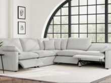 Collins reclining power gray sectional