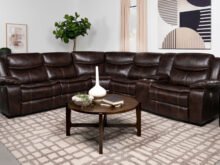 Sycamore reclining power brown sectional