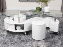 Buckley white coffee table