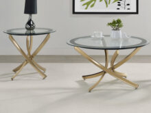 Brooke gold coffee table