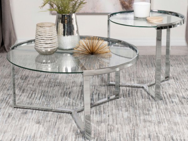 Delia coffee nesting tables