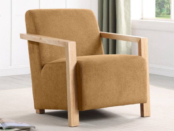 Diego brown accent chair