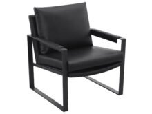 Rosalind black accent chair