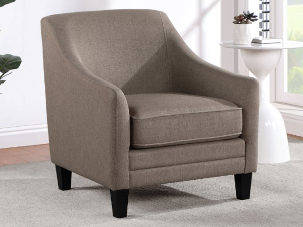 Liam brown accent chair