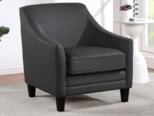 Liam black accent chair
