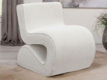 Ronea ivory accent chair