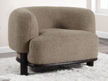 Lawler brown accent chair