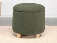 Valia green ottoman
