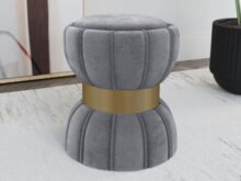 Sora gray ottoman