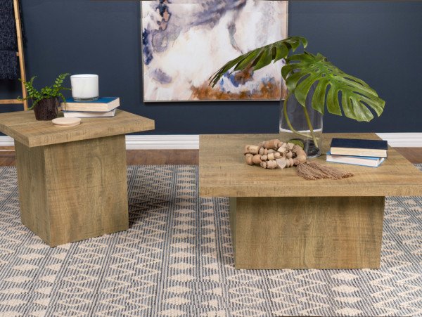 Devar natural coffee table set