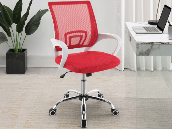 Felton red office chair