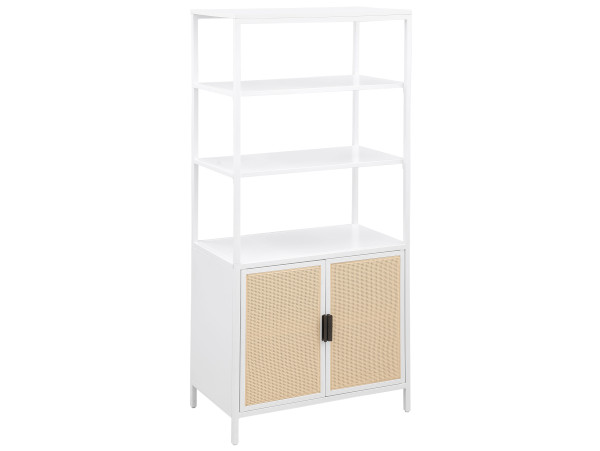 Amherst white tall storage cabinet