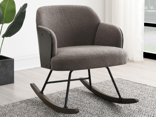 Paige gray rocking chair