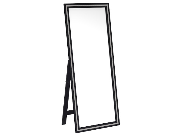 Windrose black floor mirror