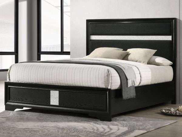 Miranda black bed frame