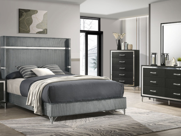 Lucia dark bedroom set