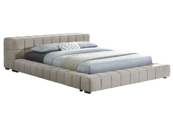 Trinity platform taupe eastern king bed frame