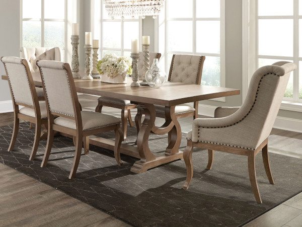 Brockway brown arm chair