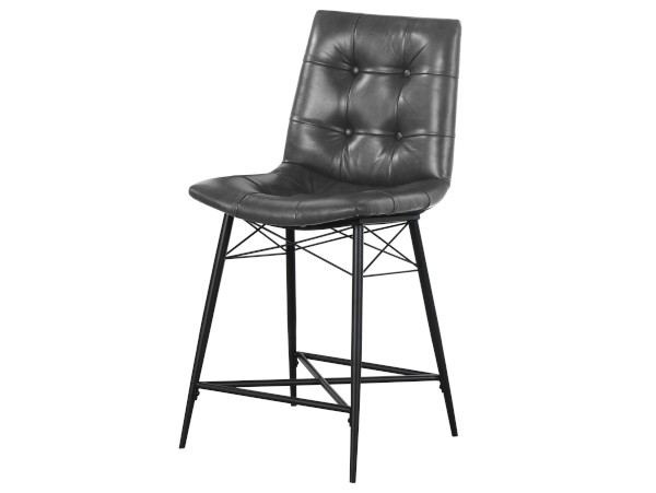 Aiken charcoal counter stool
